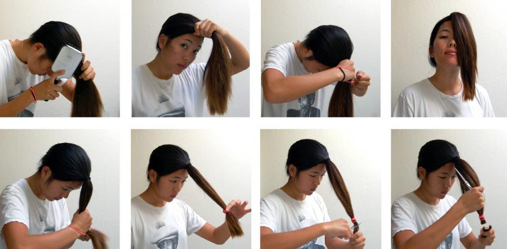 как правильно подравнять длинные волосы