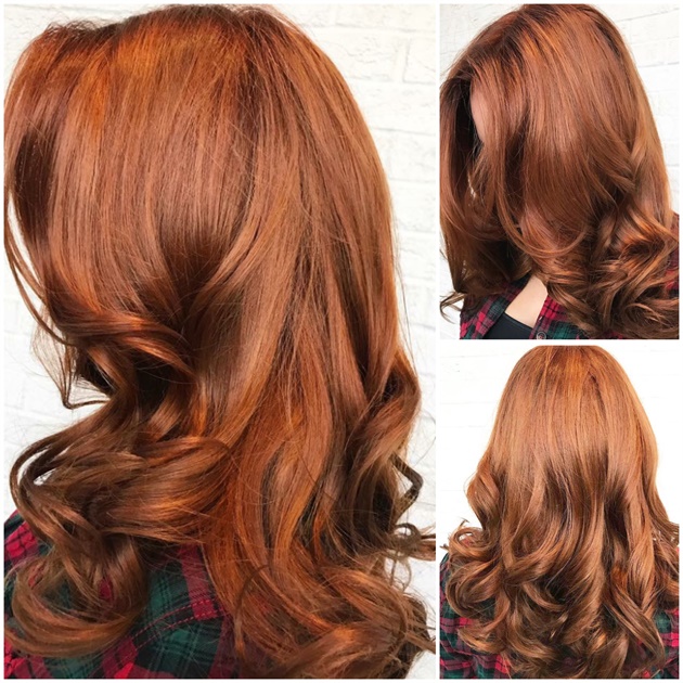классический бронзовый цвет волос