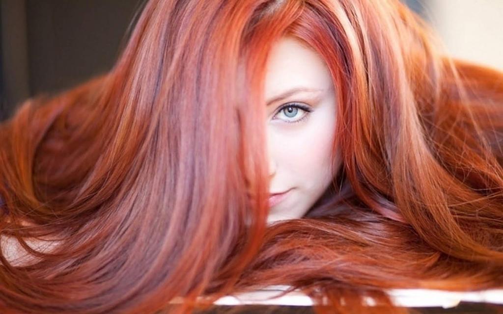 оттенки рыжего цвета волос