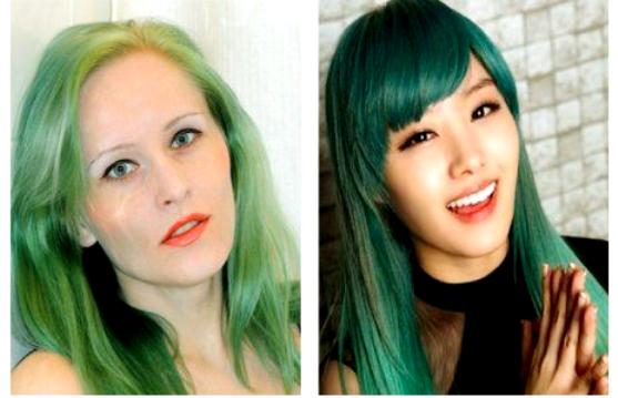 Чем закрасить зеленый оттенок на волосах